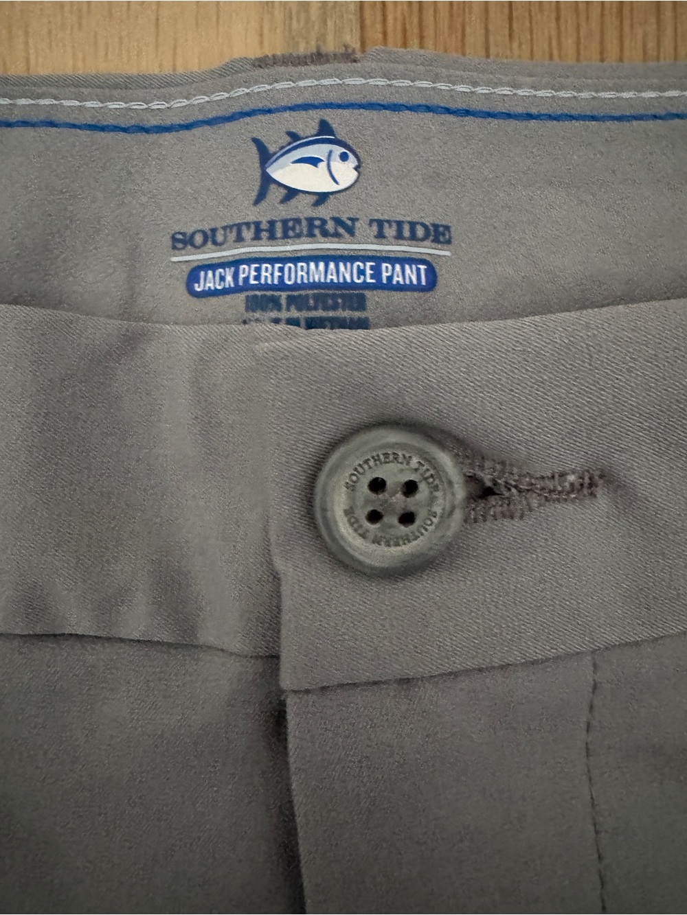 Southern Tide Men's Dress Pants in Gray - Picture 2 of 3